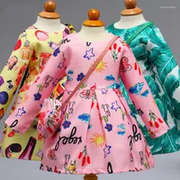 Girl Dresses Baby Girls Dress Autumn 2022 Kids Clothes Toddler Party Bag Robe Infant Christmas Princess Children Clothing