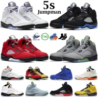 Basketball shoes for men 5s 5 Jumpman Concord Green Bean Racer Blue Raging Red What the Stealth 2.0 Shattered Backboard Moonlight mens