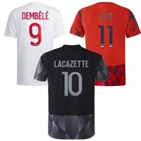 2021 2022 Aouar Guimaraes Soccer Jerseys Lyon L.Paqueta 21 22 Thuis Away Away 3rd Football Men and Kids Shirt