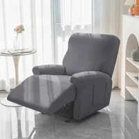 Chair Covers Split Recliner Sofa Cover Elastic Spandex Lazy Boy Armchair Solid Color Slipcovers Furniture Protector