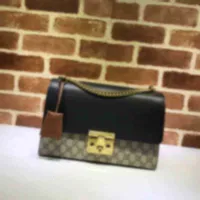 Fashion Classic Luxury Quality Brand Design Other Bags Padlock Series Medium Shoulder Flip Single Messenger 409486 Woman Le