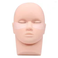 Ложные ресники Pro Training Mannequin Практическая голова практика макияж для ресниц наращивания ресниц.