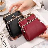 Evening Bags Fashion Pearl Chain Shoulder Bag For Women's Soft PU Leather Women Crossbody Mini Ladies Clutch Small Coin Purse Female