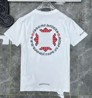 Mode Luxusmarke Herren T-Shirts Sommerdesigner ch Tops T-Shirts Richtige Hufeisen Sanskrit Cross Polos Boy Graffiti T-Shirts Frauen Frauen Kurzarm Unisex T-Shirts