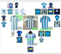 Jerseys de football 1978 1986 Argentine Maradona Home Soccer Jersey Retro 93 94 Old Boys 1981 Boca Juniors 87 88 Naples Napoli Football Shirt