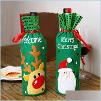 Other Festive Party Supplies Christmas Gift Decoration Wine Bottle Er Elder Elk Snowman Bag Drop Delivery 2021 Home Gard Sports2010 Dhxsm