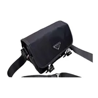 Designer Briefcases Mens Nylon Shoulder Leather Laptop Messenger Computer Brand Bags High Quality Black Business Bag for Briefcase Handbag
