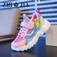 Sneakers Children's Casual Shoes Cute Girls Comfortable Non-slip Sneakers 7-12y Student Autumn Sports Running Shoes Soft Breathable Shoes T220930