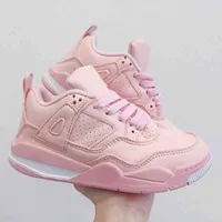 New 4 Kids basketball shoes Children Outdoor sports shoes Gym Red Chicago 4s luxury Athletic Boy Girls sneakers EUR 26-35