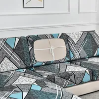Chair Covers Plaid Furniture Protector Stretch Sofa Cushion Cover Elastic Corner Seat Slipcover Spandex For Living Room