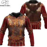 Men's Hoodies Roman Armor 3D All Over Printed Mens Harajuku Streetwear Fashion Cosplay Hoodie Unisex Autumn Jacket Tracksuits