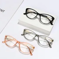 Lunettes de soleil Vision Care Men Femmes Diopttres 10- 40 HD Gradient Presbype Eyeglass Hyperropia Glasse-Cat Reading