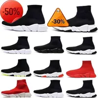 Man Woman Speed Trainer Sock 1 .0 Walking Shoe Hott Selling Original Paris Lady Black White Red Lace Socks Sports Sneakers Top running shoes