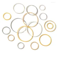 Components Other 8-30mm Brass Closed Ring Earring Wires Hoops Pendant Connectors Rings For DIY Jewelry Making Supplies AccessoriesOther
