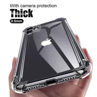 Shock proof Silicon Cell Phone Cases for iPhone 14 13 12 11 Pro Xs Max X Xr Lens iPhone 6s 7 8 Plus SE