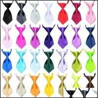 Dog Apparel 25 50 100 Pcs Lot Mix Colors Wholesale Dog Bows Pet Grooming Supplies Adjustable Puppy Cat Bow Tie Pets Accessor Xmasbags Dhyyg