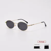 Sunglasses Mimiyou Polarized Oval Women Alloy Vintage Men Sun Glasses Brand Desginer UV400 Eyeglasses Shades OculosSunglasses