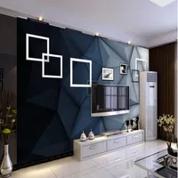 Simple stereo po frame art tv background wall mural 3d wallpaper 3d wall papers for tv backdrop287u