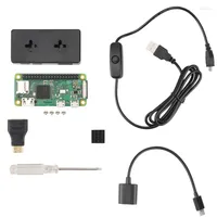 Motherboards For Raspberry Pi Zero W Kit Case Adapter With Heatsink 20Pin GPIO Header OTG Cable Screwdriver