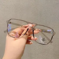 Солнцезащитные очки прозрачные анти -синий свет двойной луче