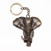 Keychains Piece Jewelry Car Key Chain Party Gift 71x63mm Elephant Charms RingsKeychains