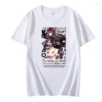 Men's T Shirts Manga Unisex T-Shirts Hip Hop Top Tee Man Genshin Impact Funny Anime Graphic T-Shirt Men Coool Harajuku Streetwear Shirt