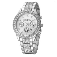 Wristwatches Luxury Fashion Women Watch Diamond LadiesTop Brand Casual Women's Bracelet Crystal Watches Relogio Feminino