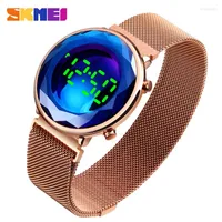 Wristwatches Fashion Women's Watches Luxury LED Digital SKMEI Brand Waterproof Casual Clock Female Ladies Montre Femme