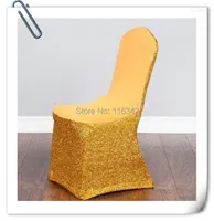 Chair Covers Style Gold And Silver 100pcs Spandex Sparking Cover For Wedding Decoration MARIOUS