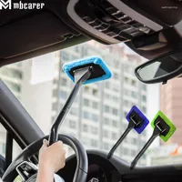 Car Sponge Window Cleaner Brush Kit Windshield Cleaning Wash Tool Inside Interior Auto Glass Wiper With Long Handle Accessories
