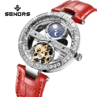 Watch Sinas Ladies Fashion Hollow Out Music Symbol Fully Automatic Mechanical Women's Sn147