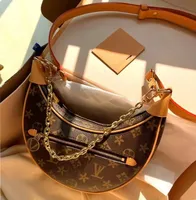 Размер 23x7x13см роскошные пакеты на плечах дизайнеры сумочки кошельки кошельки коричневые цветочные женщины.