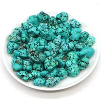 Koraliki naturalne zielone turkusowe kryształy kwarcowe i kamienie lecznicze spadły masowo mineralne szlachetne szlachetne dekoracje akwarium dekoracji akwarium