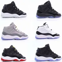 Toddler TD Cool Grey 11s Kids Basketball Shoes Gamma Blue Jubilee 25th Anniversary Space Jam Infant Big Boys Girls Bred Sneakers Children's