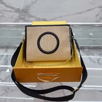 Top quality Luxurys Designers postman Bags card holder Cross Body tote cards coins men straw Shoulder mens messenger bag envelope purse