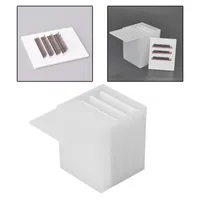 Falsos cílios de cílios acrílico Caixa de armazenamento de paletes de paletes de maquiagem de caixa