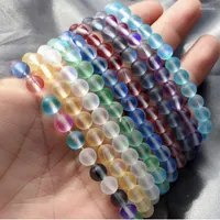 Bangle 10pcs lot 6mm Clear Beads Bracelet Bling Gift Jewelry Accessories Stretch