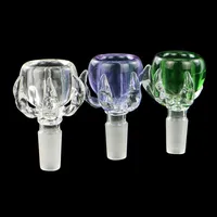 Colorido grosso drag￣o garwanchah vidro tigela de vidro macho ou f￪mea 14,4 mm 18,8 mm tigelas de fumantes para bongos de vidro tubos de ￡gua