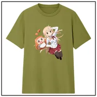 Men's T Shirts 2022 Summer Cotton Short Sleeve T-shirt For Men Unisex Japanese Anime Kawaii My Two-Faced Little Sister T-112605
