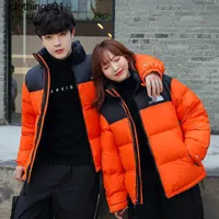 Lightweight down jacket for men and women fashionable short style handsome 2021 new autumn and winter new fashion brand warm coat