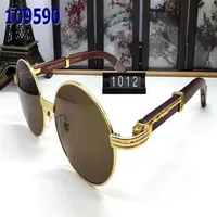 new fashion rimless buffalo horn glasses sunglasses winter styles mens designer sunglasses for men women clear lens with original 185j