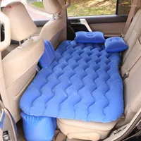 Interior Accessories Multi Functional Car Air Inflatable Back Seat Travel Bed Mattress Sofa Pillow Outdoor Camping Mat Cushion