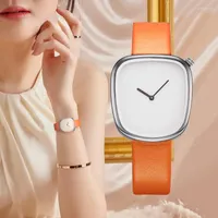 Wristwatches Elegant Ladies Dress Creative Square Women Watches Simple Fashion Men Couple Gift Montre Femme 2022