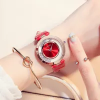 Wristwatches Top Brand Women Bracelet Watches Ladies Love Leather Strap Quartz Wrist Luxury Fashion 220930