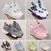 Jointly Signed High OG 4s Kids Basketball shoes 1 Infant Boy Girl Sneaker Toddlers New-Born Baby Trainers Children 24-35
