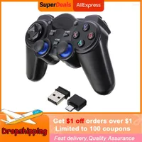 Game Controllers 2.4g Hz Wireless Controller Gamepad Control Joystick Usb Rf Receiver For Micro Android Tv Tablet Drop