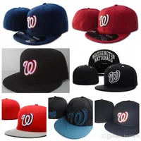 Nationals W letter Baseball caps Bone Casquette Hip Hop for Men Women Gorras Chapeu Fitted Hats199V