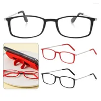 Sunglasses Ultralight Portable Reading Glasses Men Women Ultra-thin Full Frame Anti Blue Presbyopia With Phone Holder Storage Case