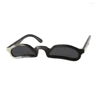 Sunglasses Designer Latest Fashion Show Unique Narrow Irregular Uneven Curved White Black Handmade Genuine Natural Horn