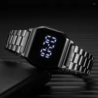 Wristwatches Men's Sport LED Digital Wrist Watches For Men Women Steel Electronic Watch Full Touch Military Clock Reloj HombreWristwatch